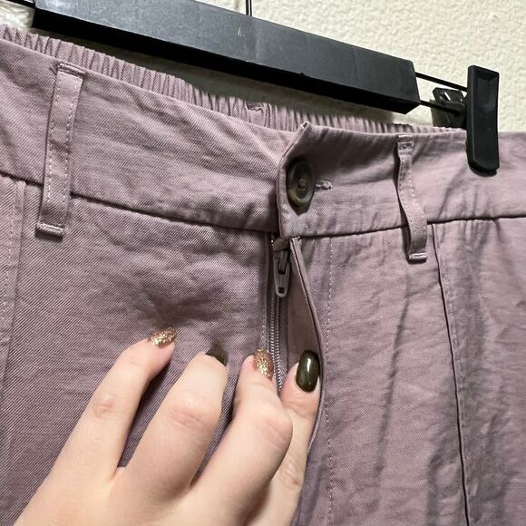 A New Day Mauve Pink Trouser Slacks Workwear Business Mid Rise Flat Front Sz 10 - Picture 4 of 9